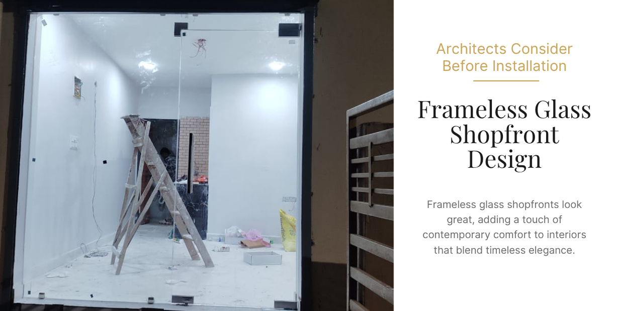 GSYS Frameless Glass Shopfronts